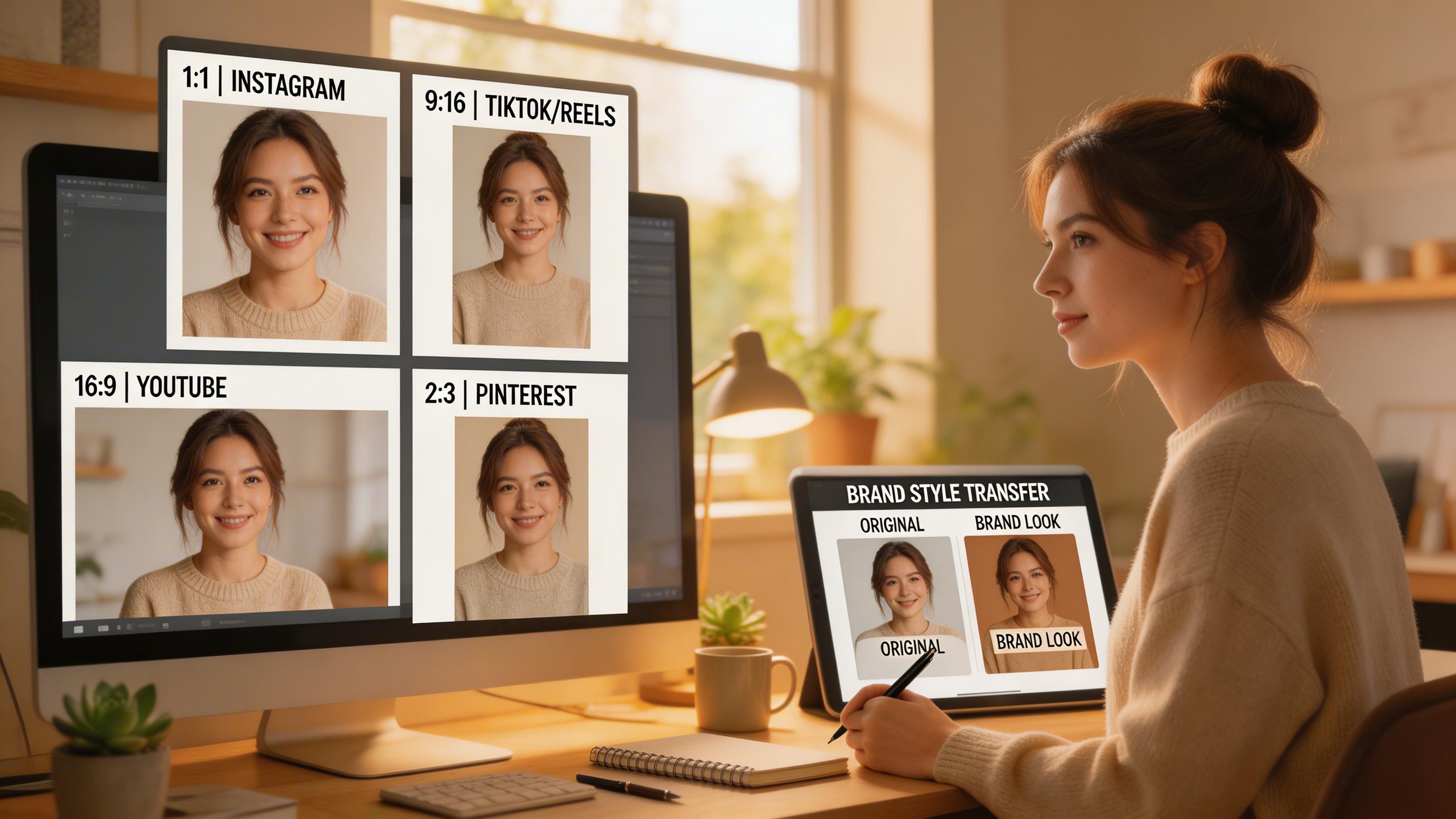 Social Media Content. Create scroll-stopping visuals for every platform with flexible aspect ratios. Maintain character consistency across a content series, and use style...