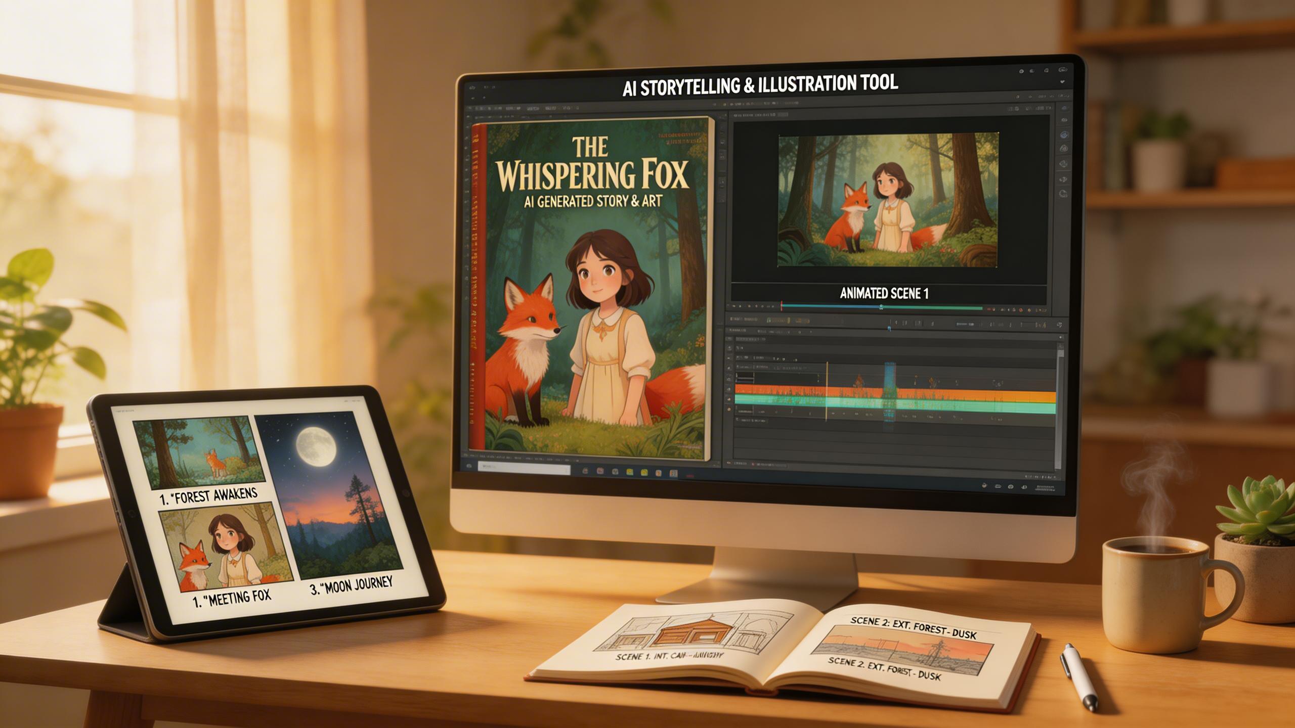 Storytelling & Illustration. Generate consistent visual narratives with both illustrated stills and animated sequences. Create book covers, comic panels, storyboards, and...