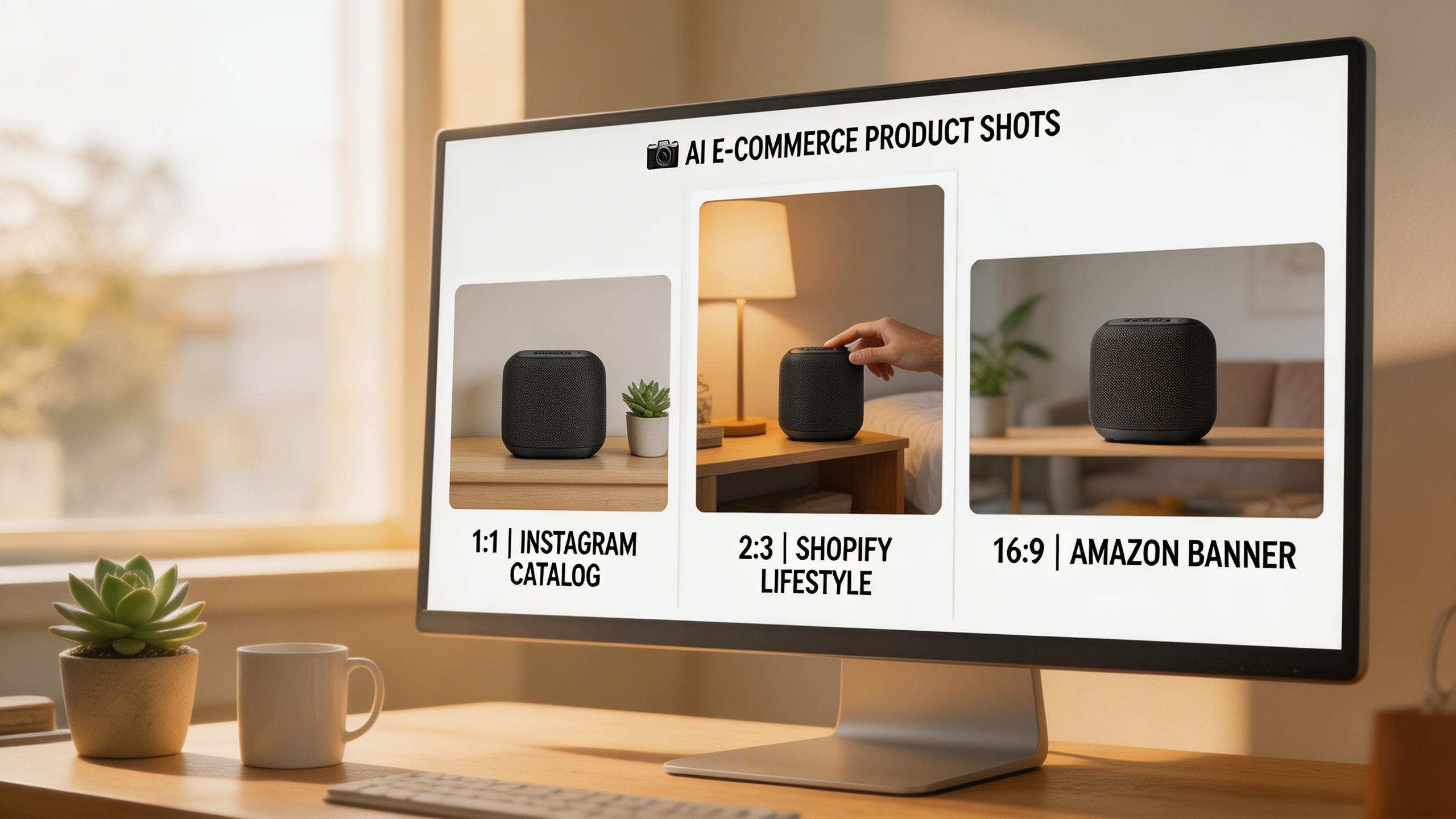 E-Commerce Product Shots. Generate professional product photography, lifestyle shots, and catalog images. Use Reframe to adjust aspect ratios for different platforms, and...