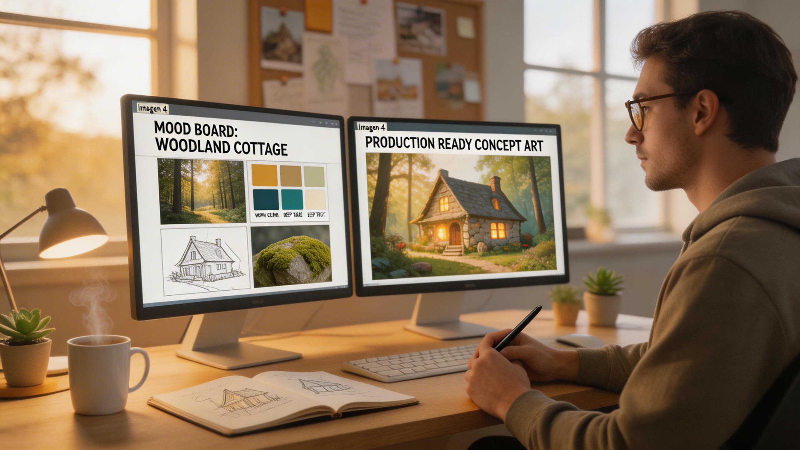 Concept Art & Design. Rapidly explore visual concepts, mood boards, and design directions. Imagen 4 excels at translating detailed creative briefs into production-ready...