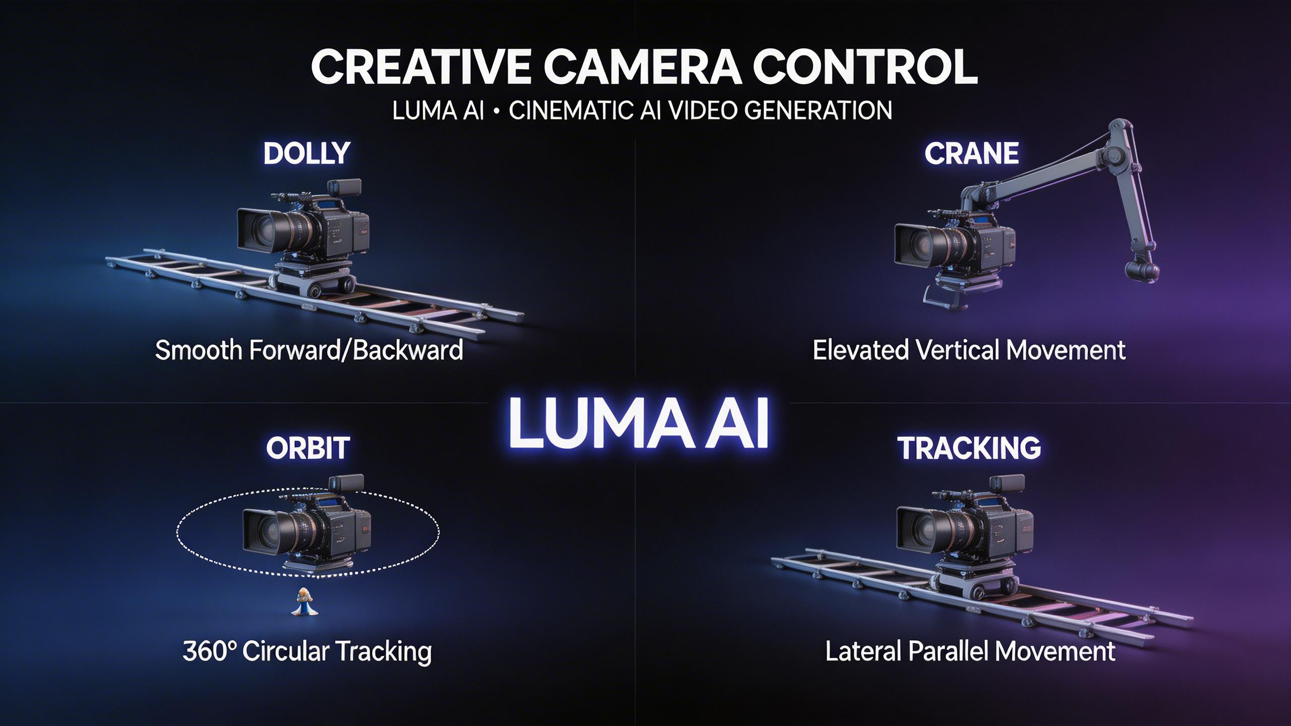 Creative Camera Control. Direct professional-grade camera movements including dolly, crane, orbit, and tracking shots. Luma AI interprets cinematic language to deliver smooth,...