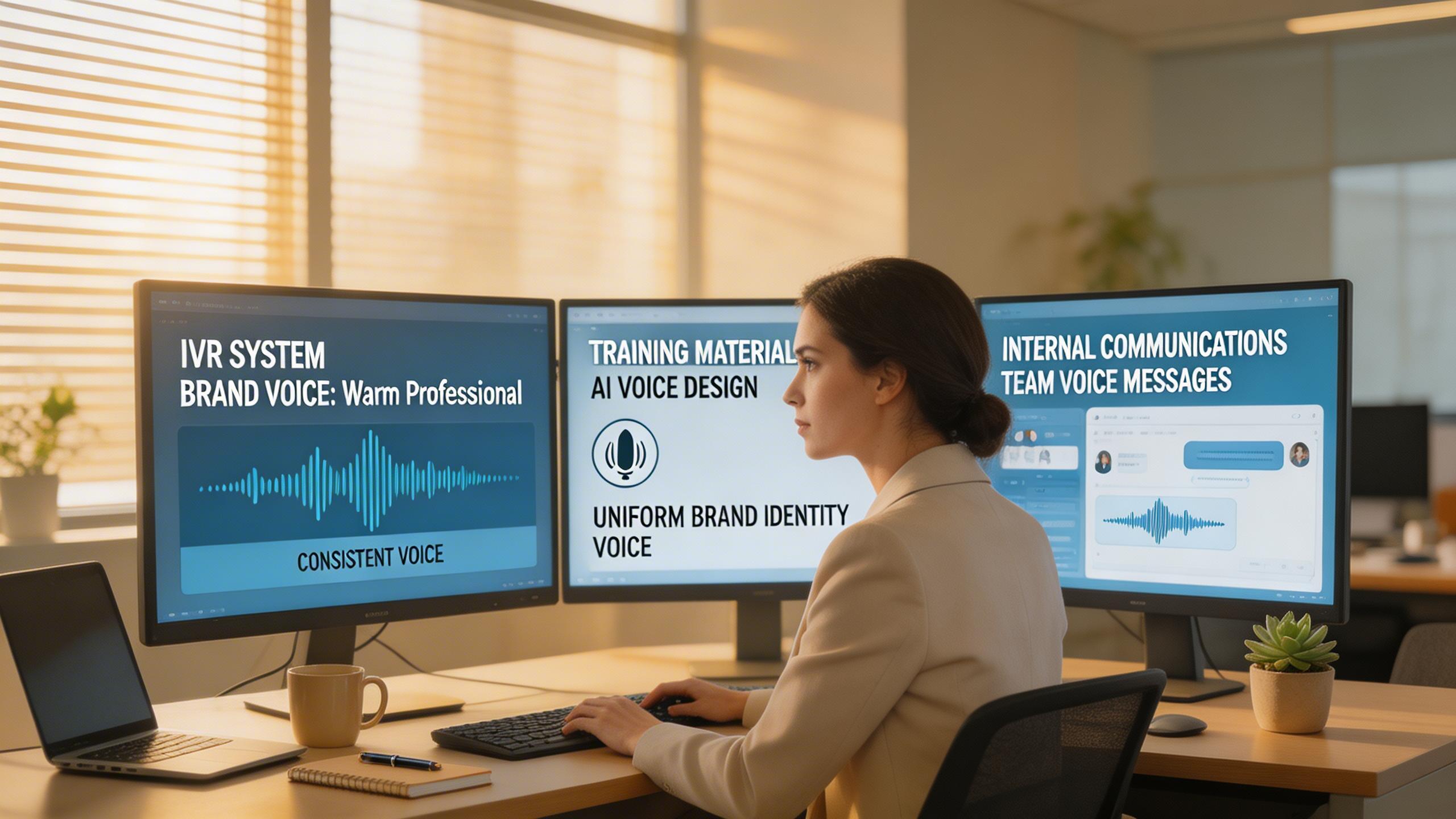 Enterprise Communication. Create consistent brand voices for IVR systems, training materials, and internal communications. Voice Design lets you craft the perfect voice for...