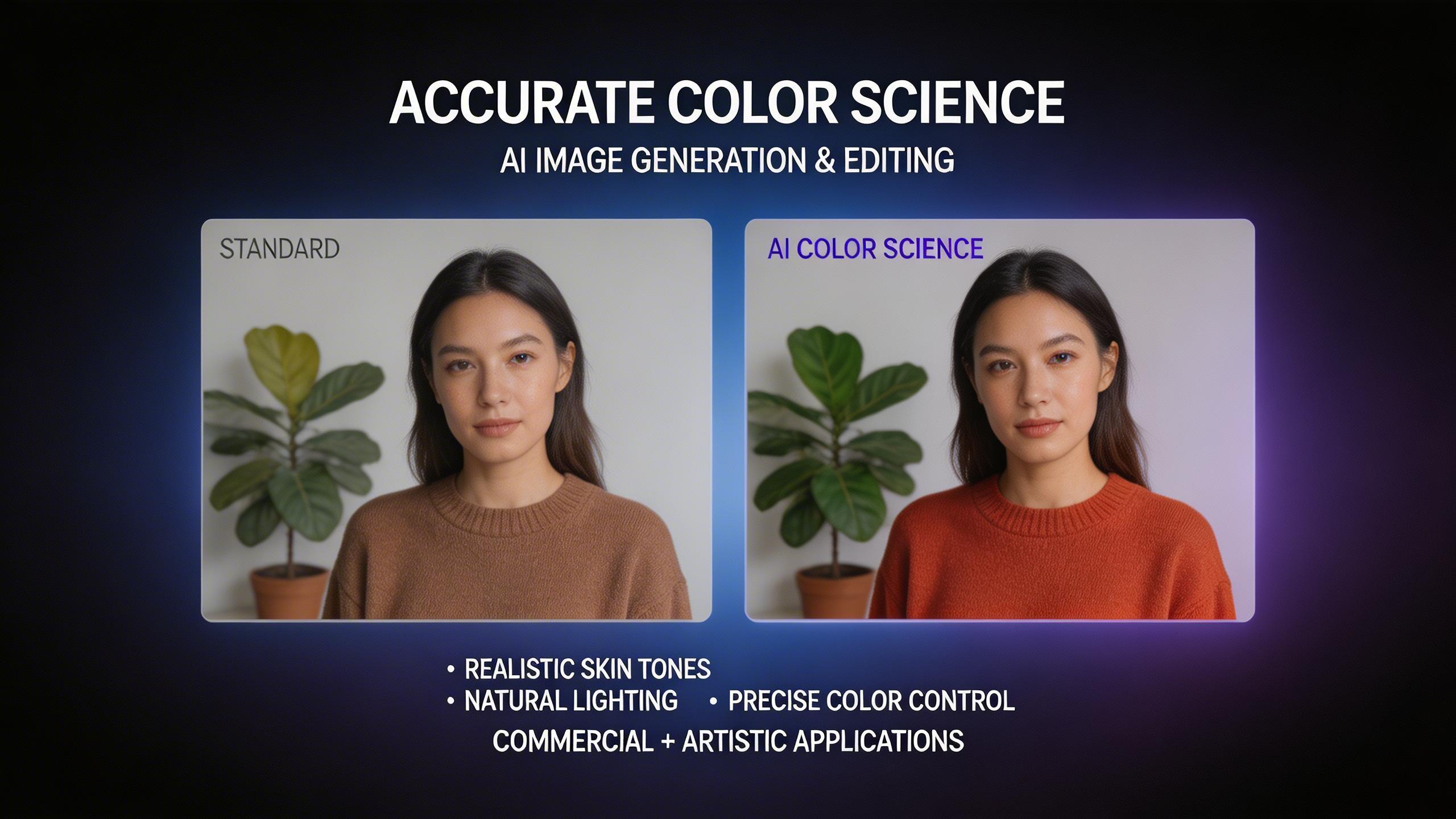 Accurate Color Science. Industry-leading color accuracy and dynamic range. Realistic skin tones, natural lighting, and precise color palette control for commercial and...
