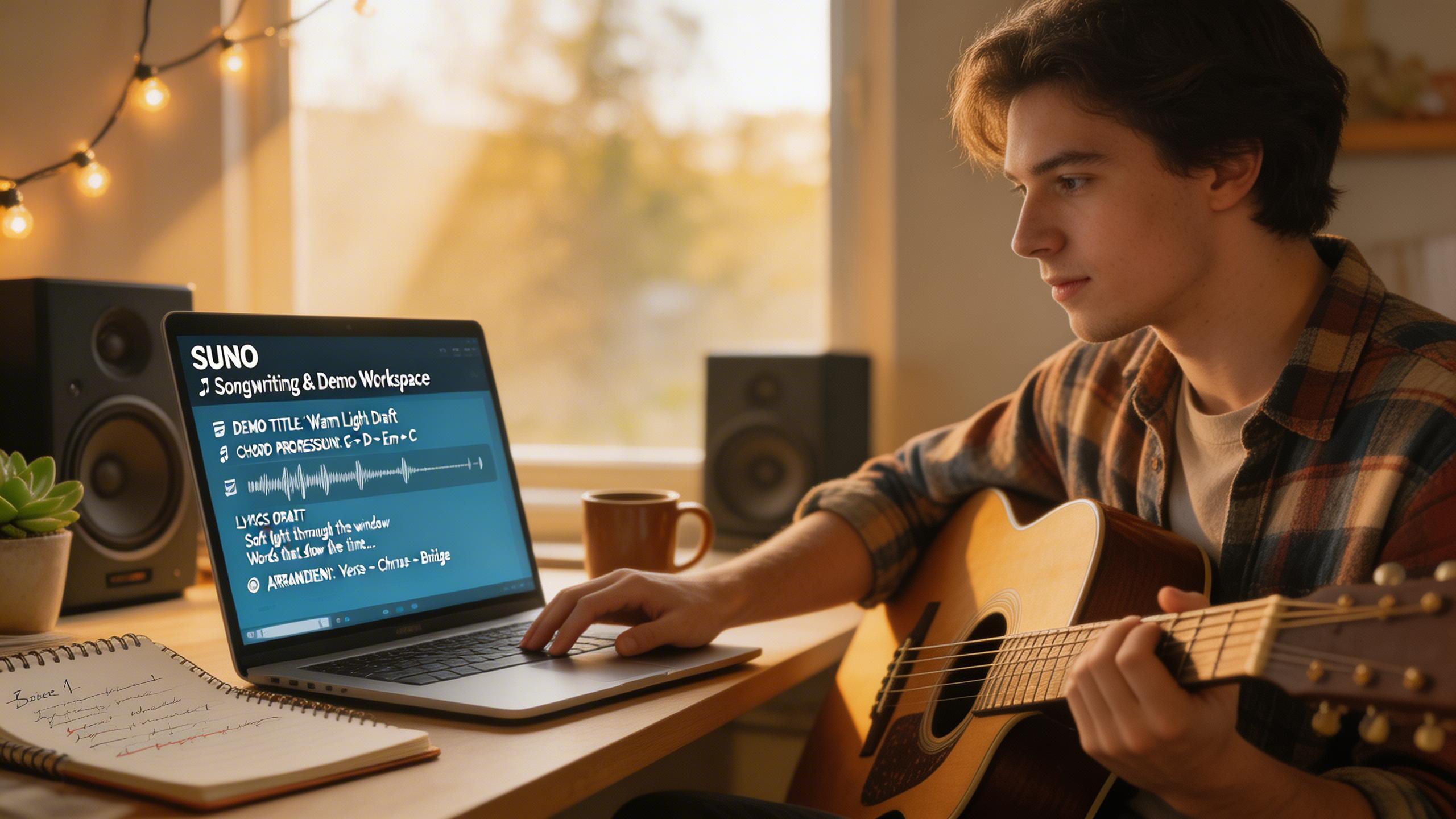 Songwriting & Demos. Rapidly prototype song ideas and create demo tracks. Suno helps musicians explore melodies, chord progressions, and arrangements before committing to...