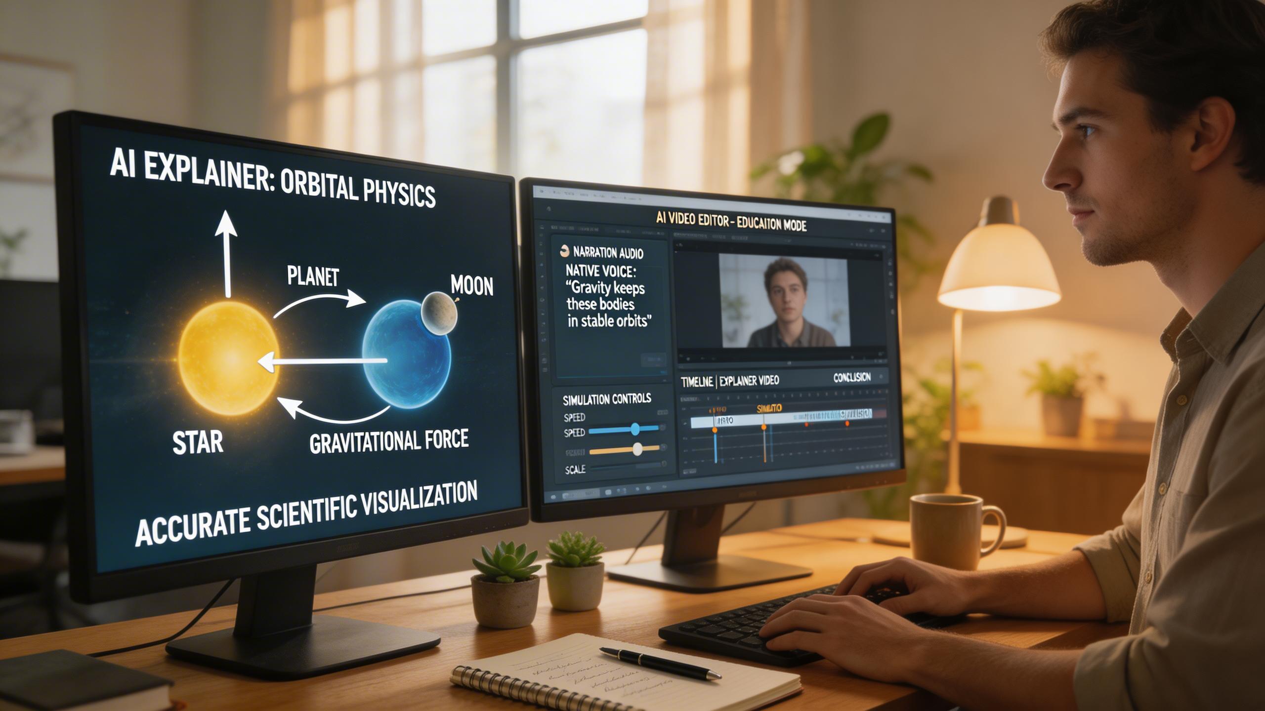 Education & Explainer Videos. Create visual explanations for complex concepts with realistic simulations. The physics understanding produces accurate scientific...